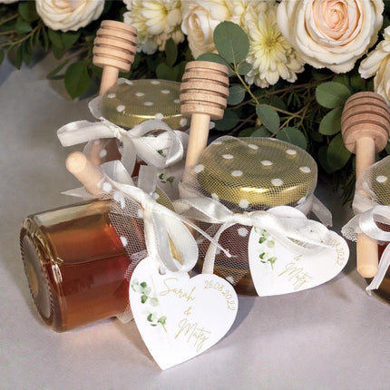 Vjenčani poklon zahvalnica od tila s medom 40 ml