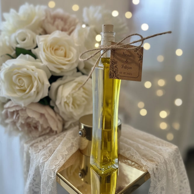 Vjenčani pokloni zahvalnice s maslinovim uljem 40 ml